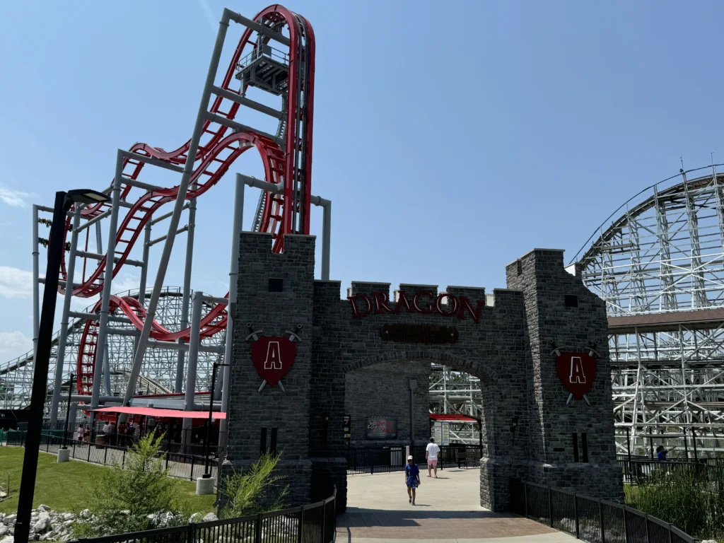 centurion stone of 10,000 lakes roller coaster